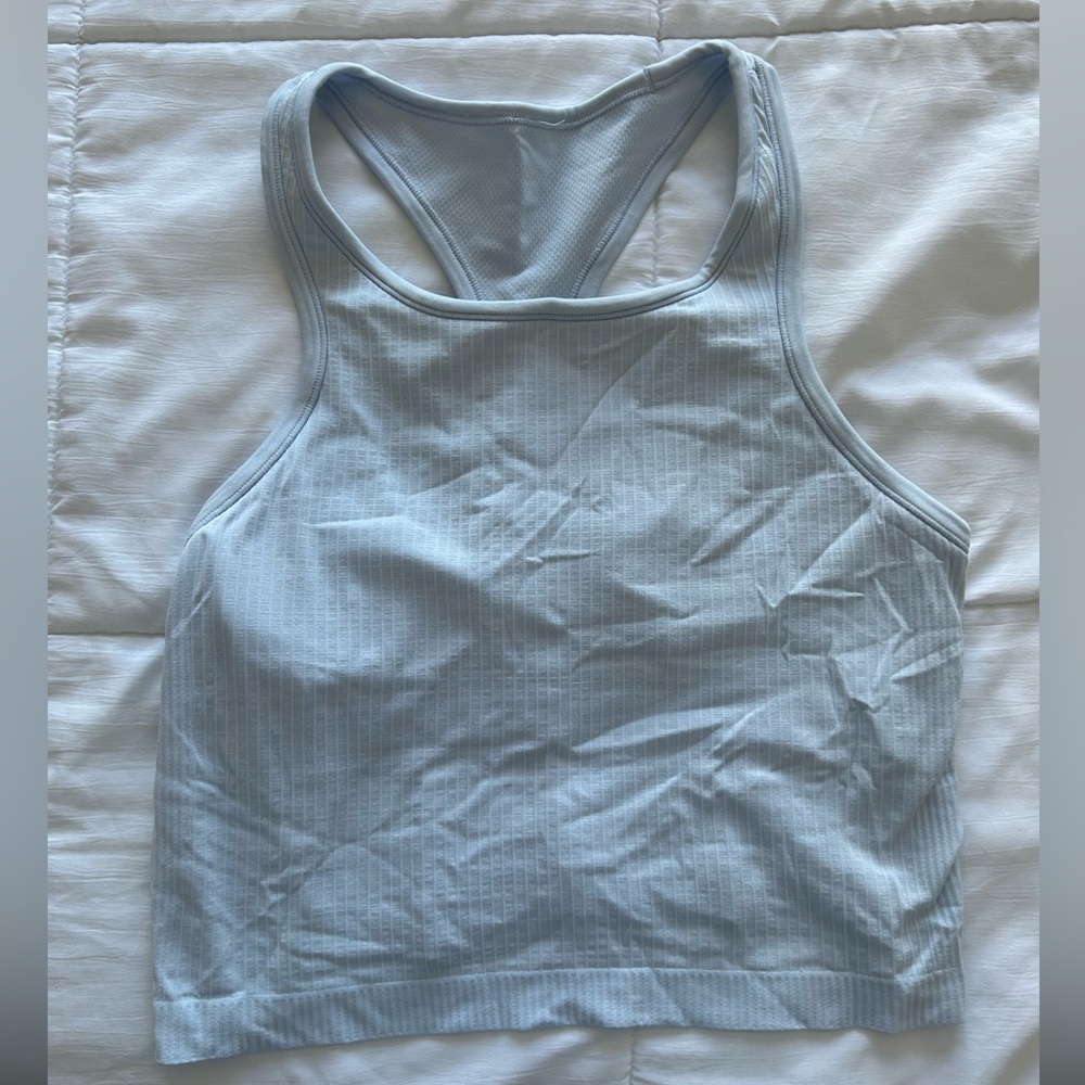 Lululemon Ebb to Street Cropped Racerback Tank Top